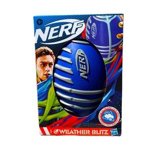 NERF Weather Blitz Football Blue/Gray NIB